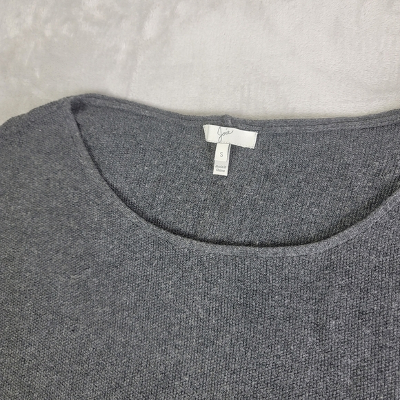 Joie Zephyrine Wool Cashmere Oversized Sweater Grey - Picture 4 of 8